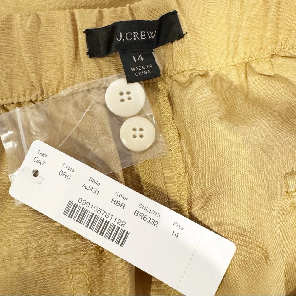 J. Crew | NWT Straight-leg Pant with Surplus Pockets Straight-Leg Pants Sz.‎ 14